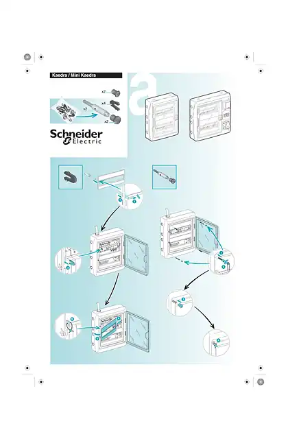 schneider施耐德Kit de plombage pour coffrets Kaedra